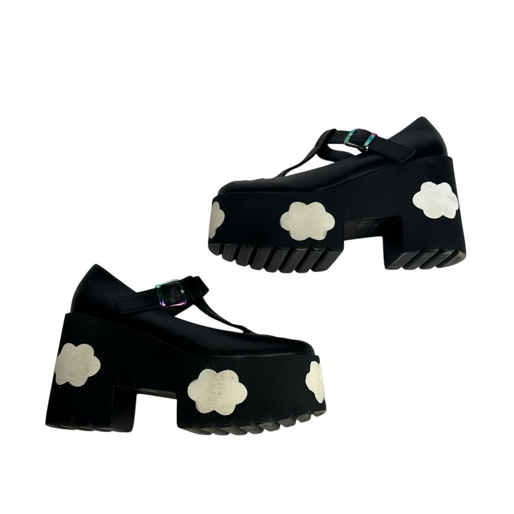 Hot Topic Black Rainbow Platform Heels - Picture 5 of 9